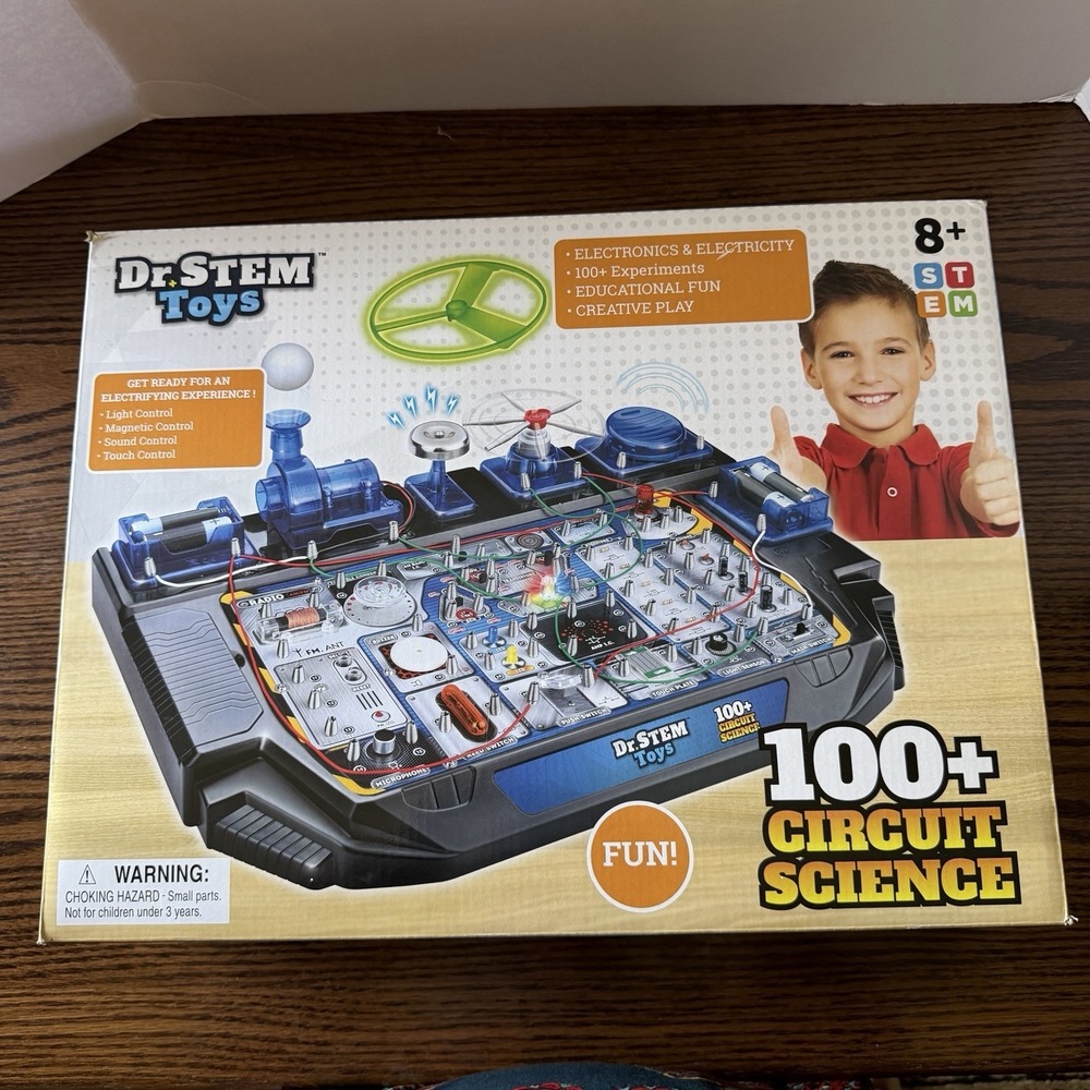 Circuit Science Kit, Includes over 100 Electrical Experiments with Lights, Sound